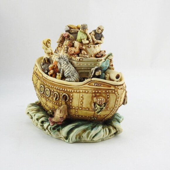 Harmony Kingdom Box Figurine TJSEY2K Y2HKT 1999 NIB Sailors Ship Boat Limited Si - Picture 6 of 16